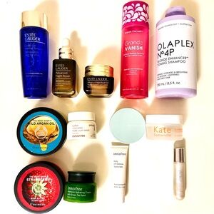 Estée Lauder, K-beauty Innisfree Skincare, Olaplex, The Body Shop & more Bundle!